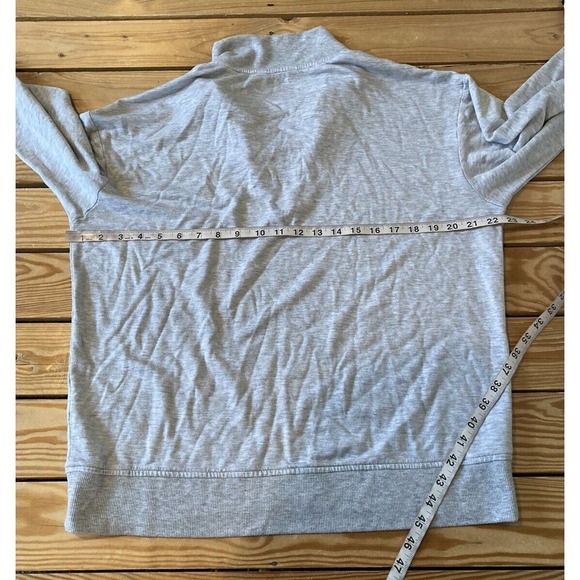 3 Dots 1/4 Zip Sweatshirt Size Large Women’s Gray Long Sleeve - Picture 7 of 8